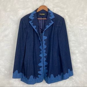 Bold Vintage Glam Susanna Retro Blazer
